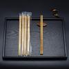 Sheng Rong Ya 24CM Individually Wrapped Blue-White Disposable Chopsticks for Fast Food, Hotel, Hot Pot, and Takeaway