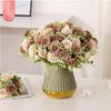 Terrain Model Landscape Simulated Flower Fake Flowers Artificial Silk Flowers Wedding Bouquet