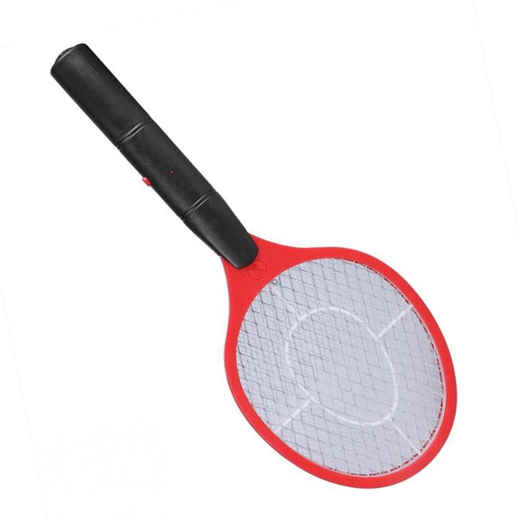 Electric Pest Swatting Pad Portable Wireless Long Handle 3 Layer Quiet Running Indicator Light Household Bedroom Racket