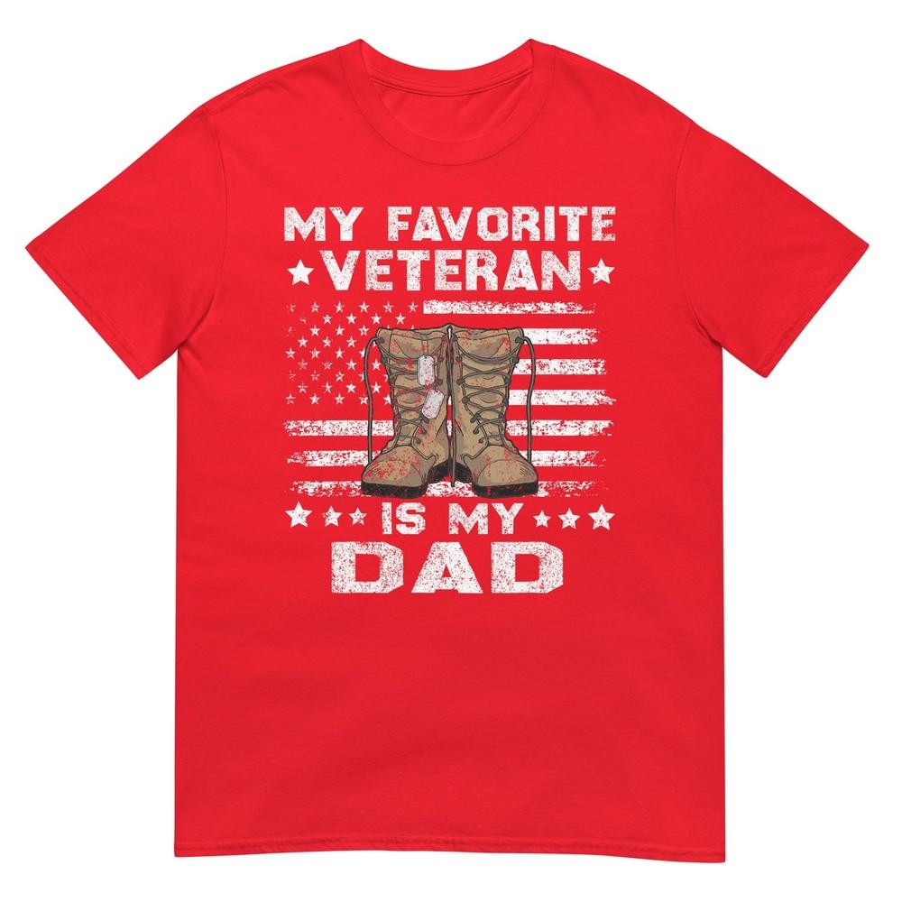 Father Veterans Day My Favorite Veteran Is My Dad For Kids TShirt S