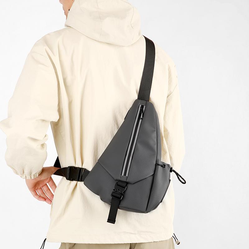 Men's Chest Bag Large Capacity Crossbody Bag