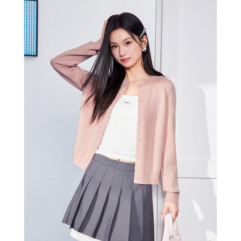 IEF Women's Preppy Style Knit Cardigan