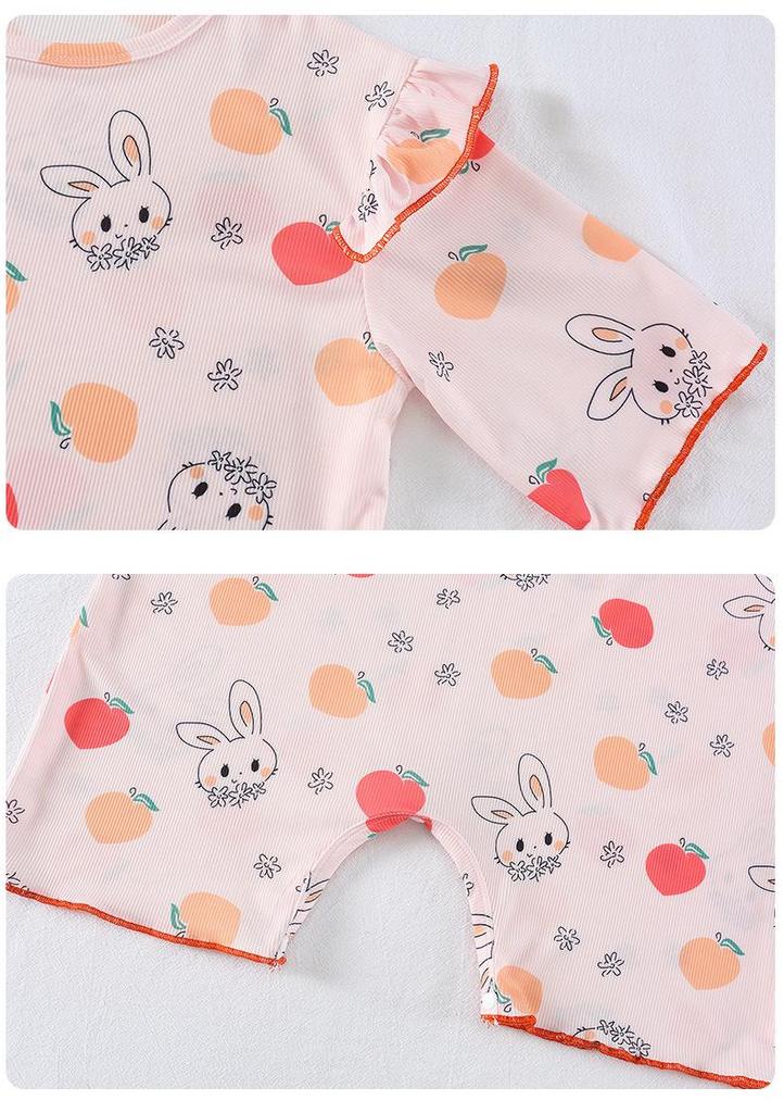 Sommer-Mädchen-Cartoon-Modal-Kurzarm-Pyjama