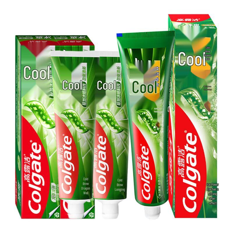 Colgate Ice Fresh Longjing Tea Scent Toothpaste Family Pack