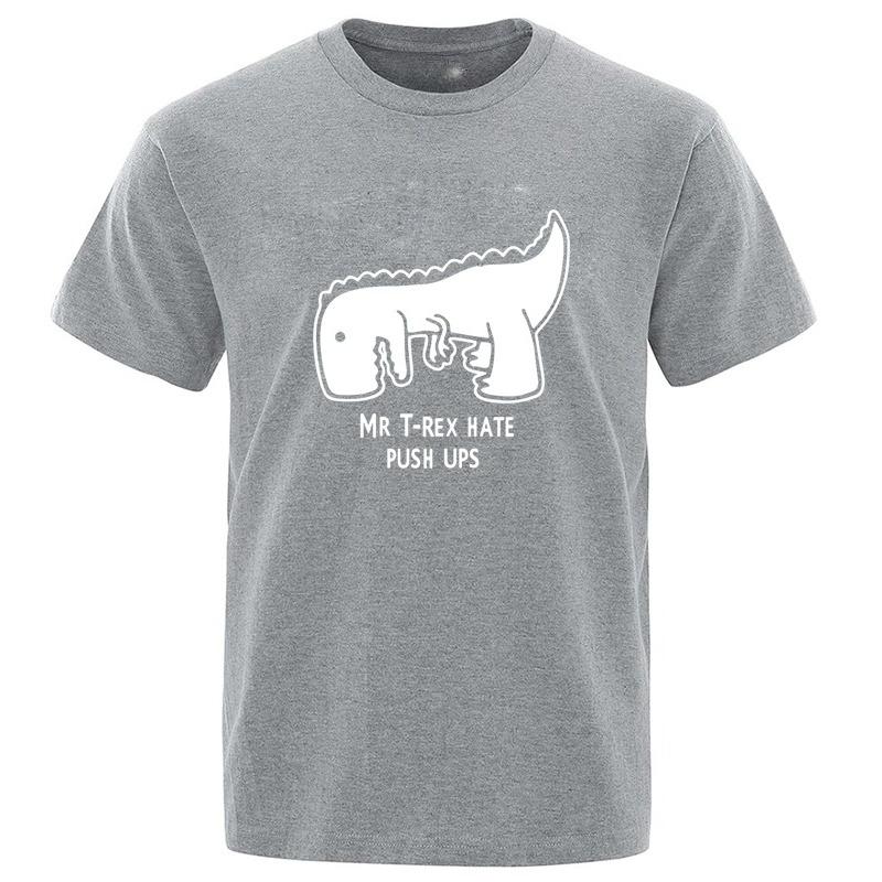 Mens women High Quality  Funny Casual Dinosaur Design Printing Cool Oneck for Men Tshirt Male Tees Shirts Men Tops