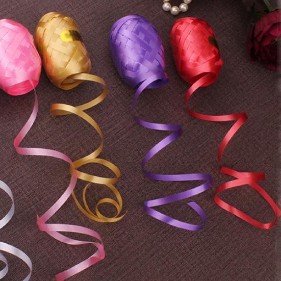 6Pcs/Lot Balloon Ribbon Mixed Color Durable 10m 6 Pack Assorted Color Gift Ribbon for  Birthday