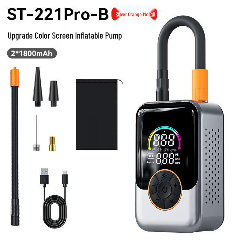 Portable On-Board High-Pressure Wireless Electric Car Tire Pump