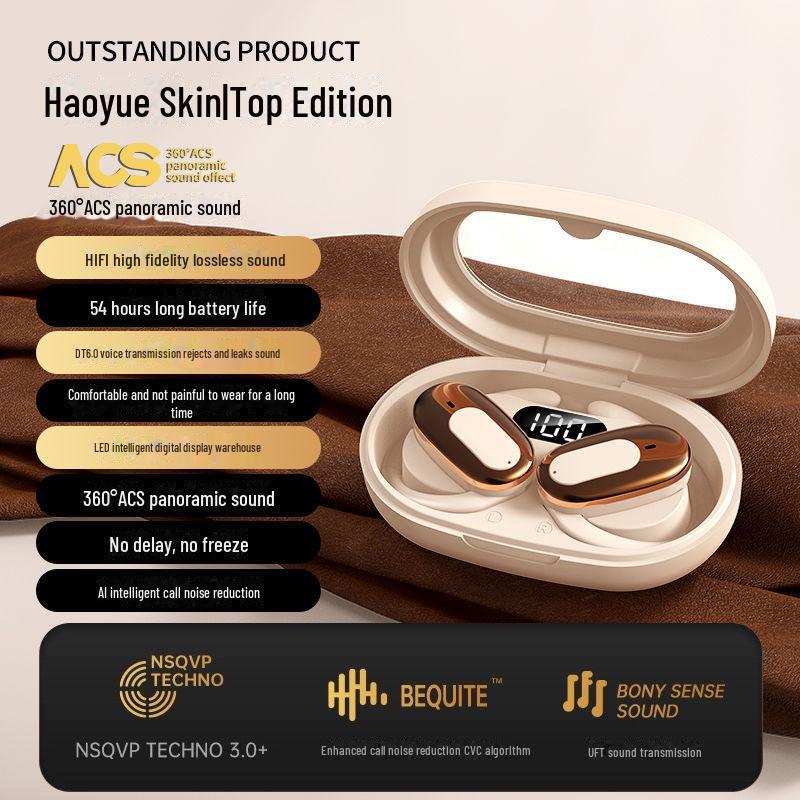 Berlin Sound Wireless Ear-hook Sports Bluetooth Headphones – True Wireless, Ultra-long Battery, High-end Sound Quality, Non-in-ear Design.