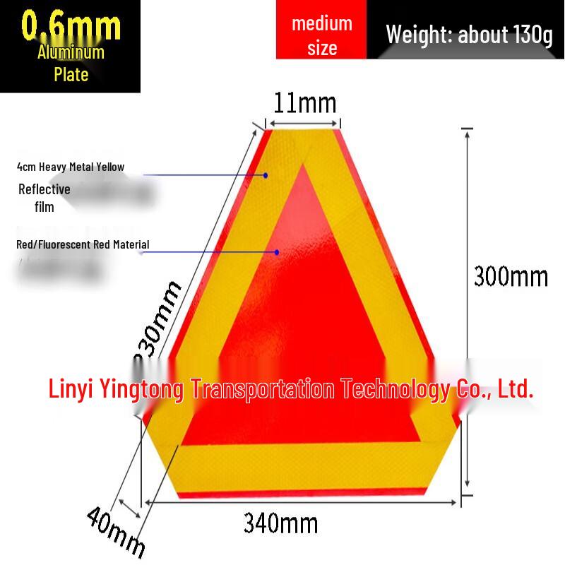 Brangdy Truck Warning Triangle Reflector One Size
