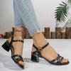 Fashion Women Wedge Sandals 2025 Summer Comfortable High Heels Shoes Woman Fashion Big Size Lightweight Sandals Women Sandalias De Mujer
