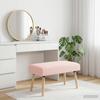 Bench Uni Pink 80 X 40 X 46 Cm Boucle