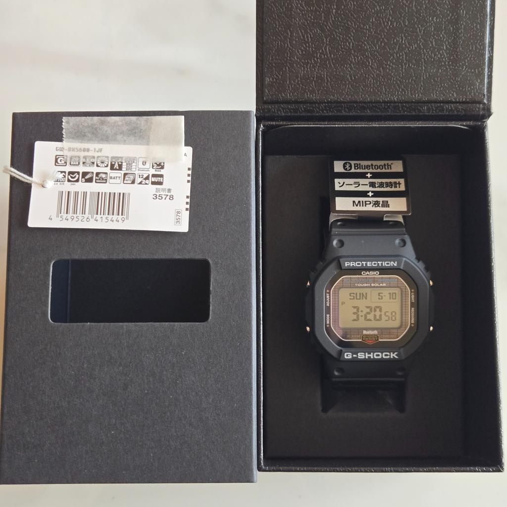 Casio G-SHOCK GW-BX5600-1JF MIP LCD Tough Solar Bluetooth Multiband 6 JDM