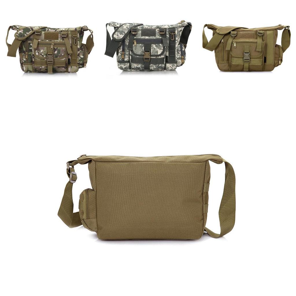 Versatile Tactical Messenger Bag For Outdoor Travel With Adjustable Shoulder Strap