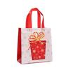 Reusable Nonwoven Christmas Gift Bag With Cartoon Print Waterproof Tote Party Favors Takeout