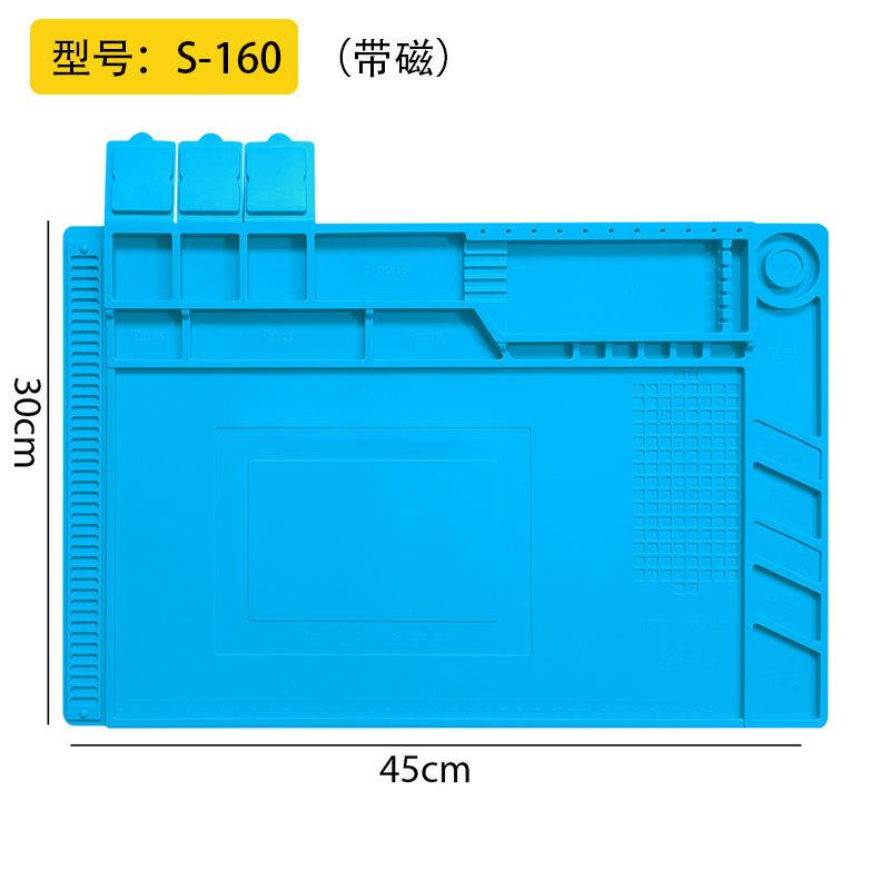 Silicone Heat Insulation Welding Pad for Mobile Phone and Computer Repair, High Temperature Resistant and Thickened