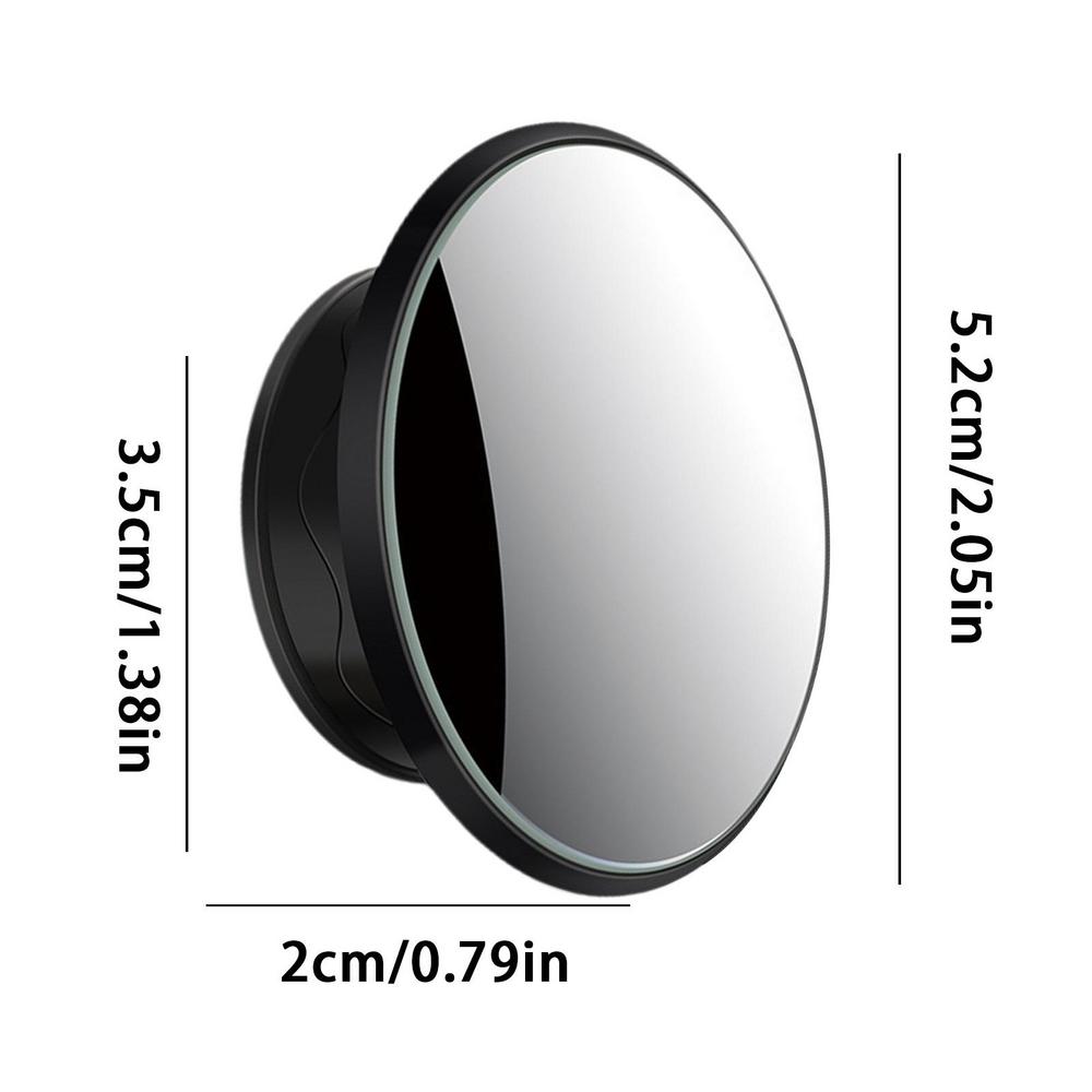 Blind Spot Car Mirror Round HD Glass Frameless Convex Mirror With Suction Cup Rear View Mirrors Exterior Accessories For Car