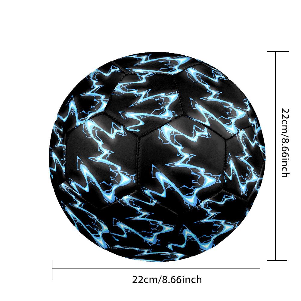 1pc Electric Serpent Size 5 Soccer Ball Professional Match Training Football Indoor &Outdoor Sports Ball Lightweight Durable C6577