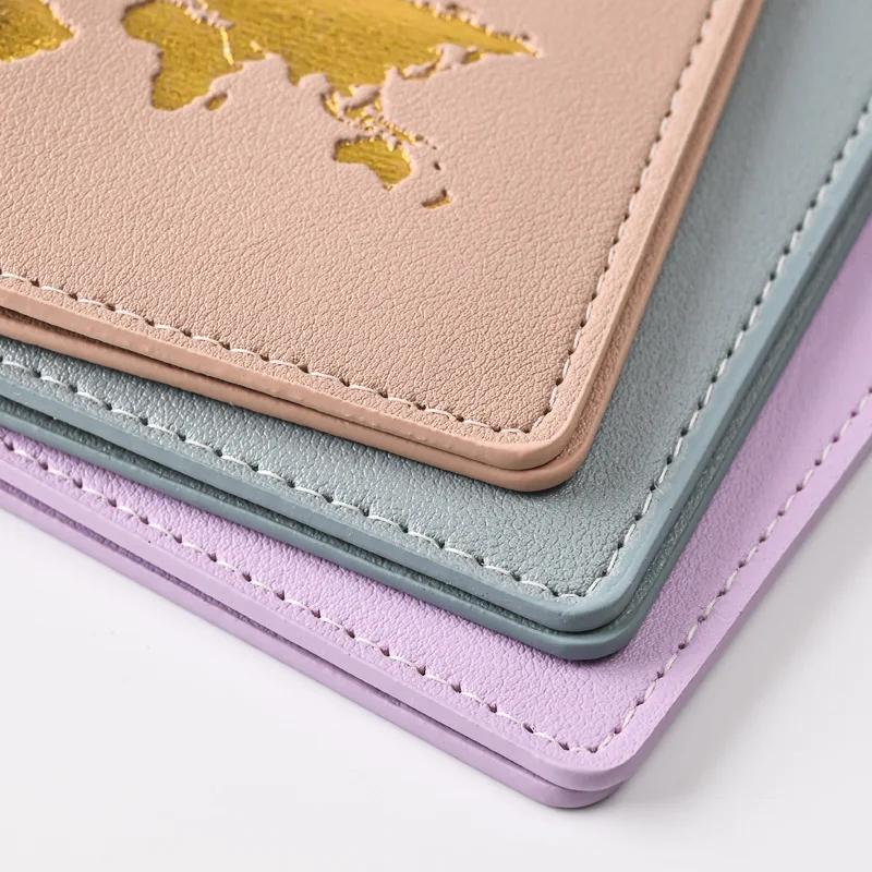Unisex Passport Cover Wallet Holder PU Leather Card Holder Passport Case Travel Essentials for Women Men Family Vacation