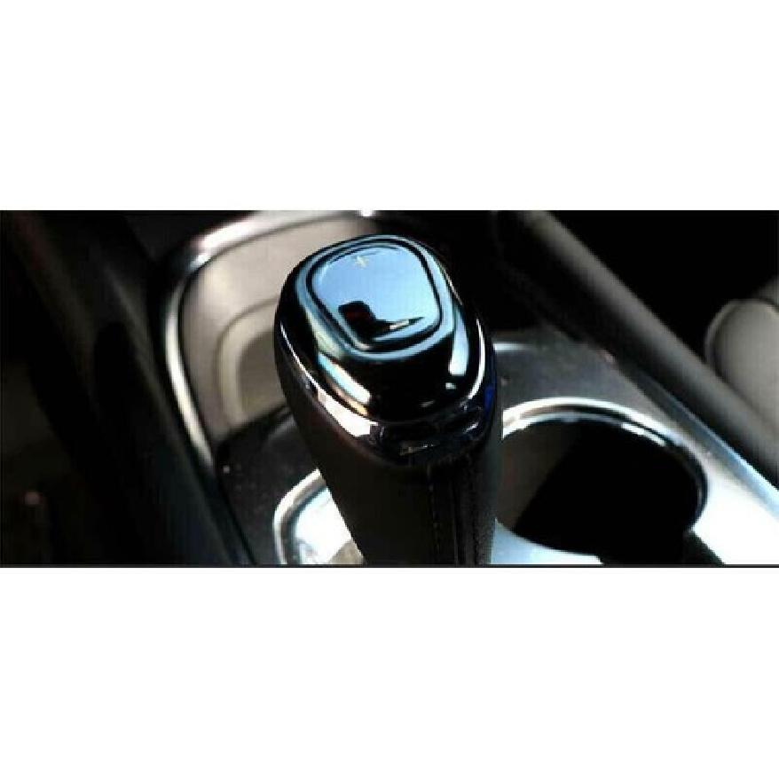 For Chevrolet Malibu 2016- Inner Gloss Black Gear Shift Knob Head Cover Trim