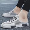 "Men's Summer Breathable Mesh Slip-On Sneakers: Trendy Closed-Toe Casual Shoes for Teens"