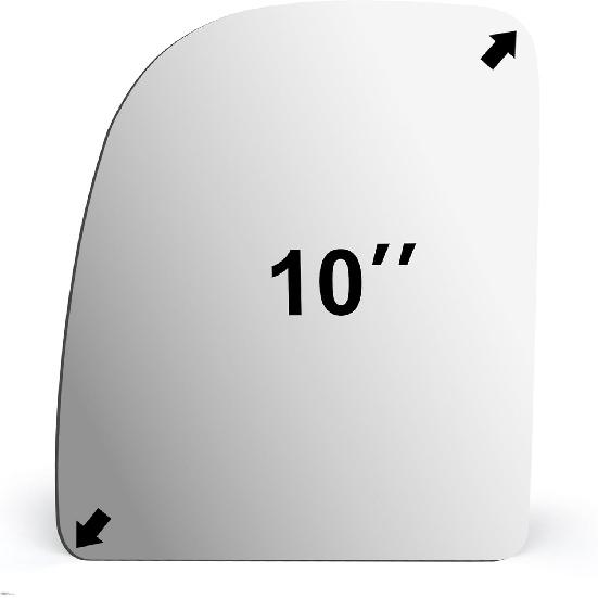 NEYASU Sklo zrcátka levá strana LH vhodné pro Ford E-Series F250 F350 F450 F550 Super Duty Excursion Econoline 1999-2014 Horní tažné zrcátko Ploché