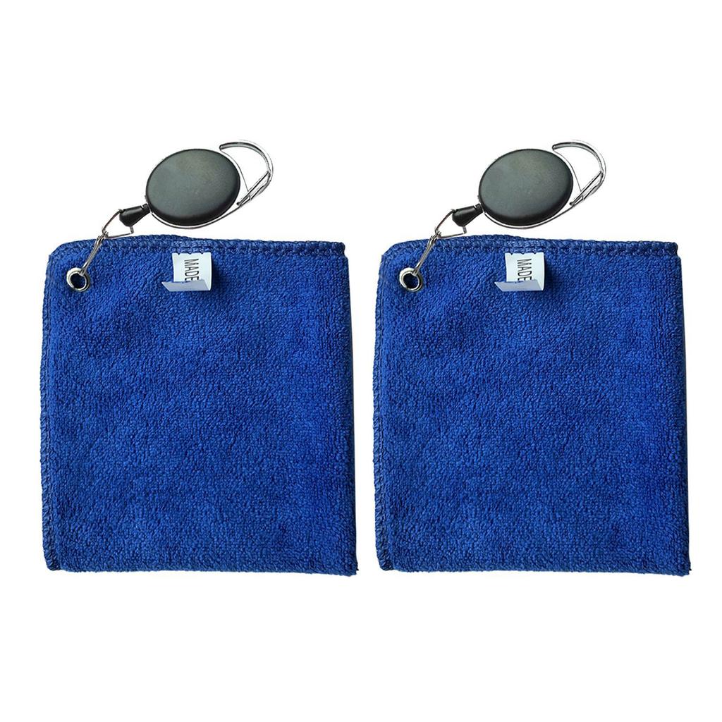 Golf Towel Cleaning Cloth Golf Ball Towel with Buckle Clip Golf Towel for Golf Bag Golf Course Exercise Yoga Camping Gym