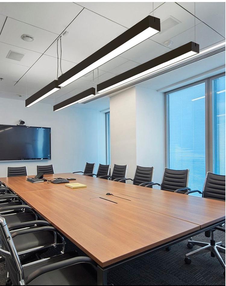 ETL US Standard LED Work Light - Aluminum Alloy Linear Pendant for Meeting Rooms and Offices