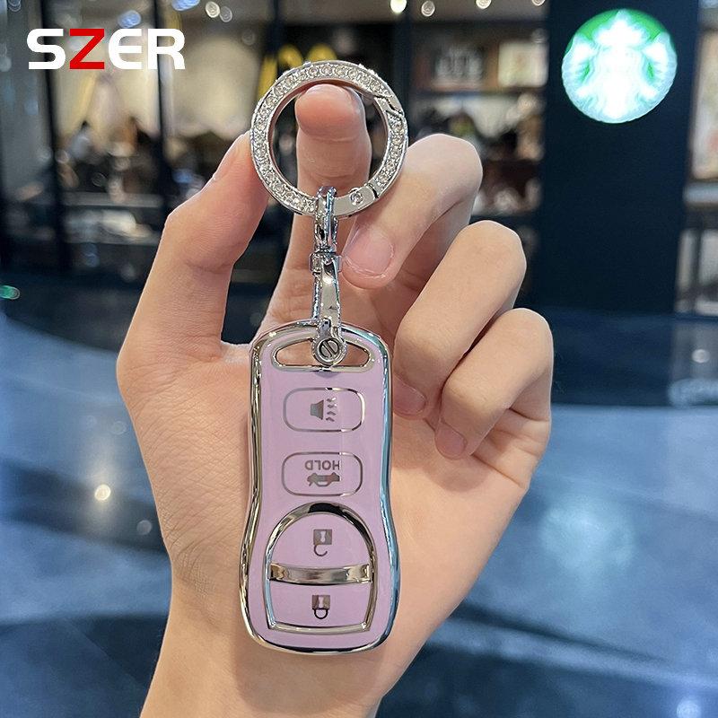 For Nissan Armada Tiida Frontier Sentra X-Trail T30 Altima Maxima For Infiniti Qx56 Ja60 Fx35 Fx 35 Soft Tpu Car Key Cover Case