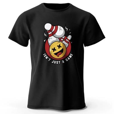 Men's Isn't Just A Game Printed T-Shirt High Detail Oversized Classic Y2k Graphic Tee for Men Summer Tops Motorcycle Tshirt 2024