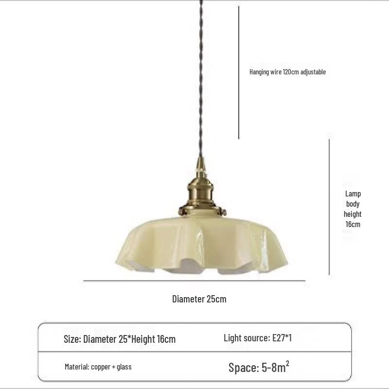 

Oeny Cream Style Octagonal Flower Dimmable Lamp