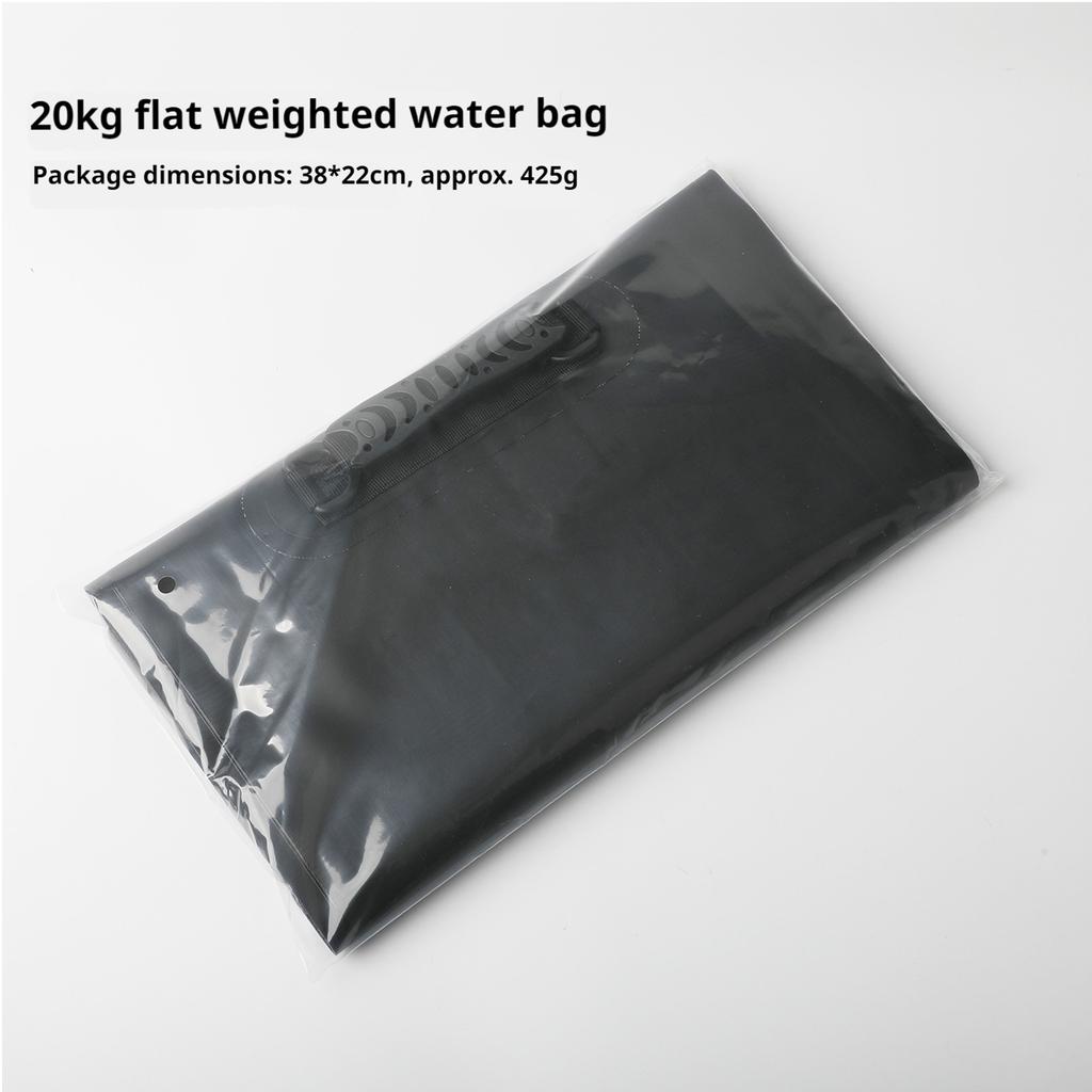 20KG Thickened Water Weight Bag with Handle Gravity Water Bladder Reusable Foldable Stand Base Sandbag for Gym Fitness Equipment
