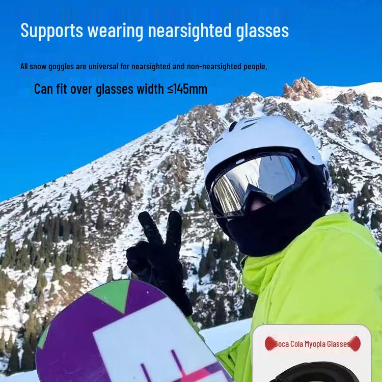 Windproof Anti-UV Ski Goggles: Sun Protection for Outdoor Sports