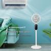 Camel Remote-Controlled Electric Floor Fan with Light and Oscillation
