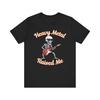 Heavy Metal Raised Me Shirt – Skeleton Guitarist Rock Music T-Shirt