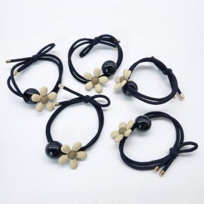 Mno Pretty Hair Band Petal Hair Elastic Black