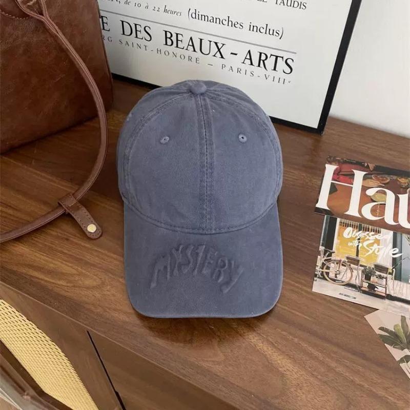 New cotton versatile big head circumference hat men's and women's indentation trendy baseball cap spring sunscreen cap