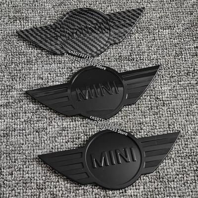 Für Heiß 2025 ABS Auto Motorhaube Heckklappe Emblem Abzeichen Aufkleber für BMW Mini Cooper R55 R56 R60 Ersatz Logo Auto Zubehör