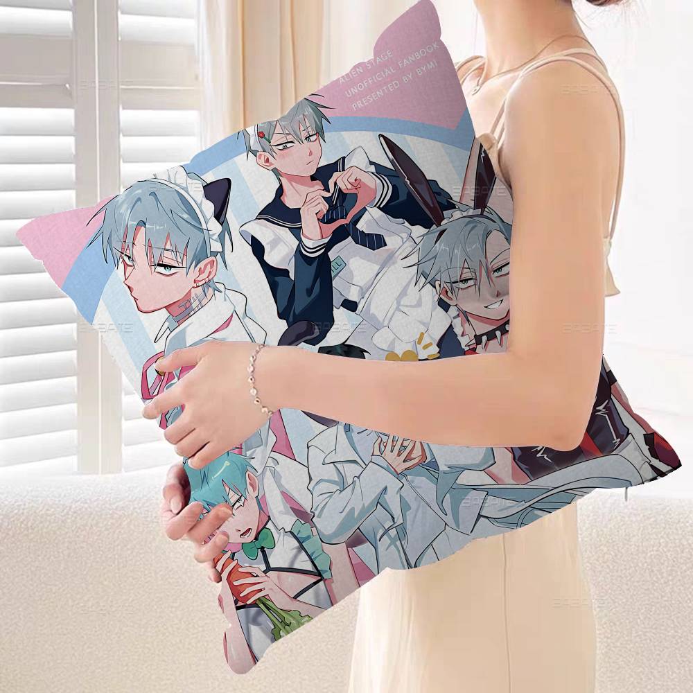Alien Stage Anime Pillow Cover Sofa Cushion Cover Home Room Decoration Children Gift