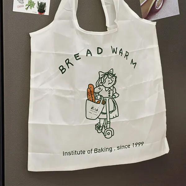 Cute foldable portable shopping basket