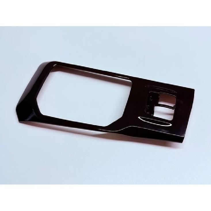 Black Console Gear Shift Knob Panel Cover Trim For 24-25 Toyota Grand Highlander