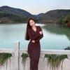 Temperament Sexy Retro Hip Wrap Versatile and Thin V-neck Knitted Dress Early Autumn New Waist and Thin Skirt