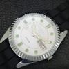 VINTAGE SEIKO 5 AUTOMATIC REFURBISHED JAPAN MENS WHITE DIAL WATCH a444289-1