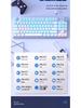 AULA F3009 Wireless Three-Mode 87-Key Mechanical Keyboard for Esports, Gaming, and Office Use