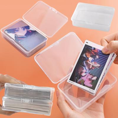 3/10Box Game Collection Cards Transparent Plastic Boxes Playing Cards Storage Case Poker Game Card Box Games Card Organizer