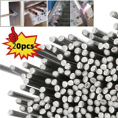 20pcs Aluminum Alloy Aluminum Welding Rods Metal Repair Universal Low Temperature Welding Wire 1.6/2.0mm