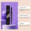 Zephoco Doppelseitiger Lidschatten-Eyeliner Stift Metallisches Silber Schwarz Schnelltrocknend Geschmeidiges Gleiten Wasserdicht Langanhaltend 2er-Pack