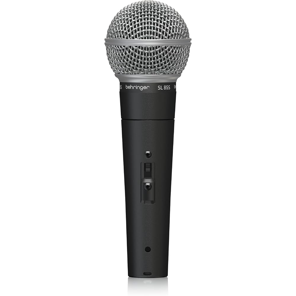 Behringer SL 85S Dynamic Microphone with Carrying Case, On/Off Switch, Cardioid Pattern