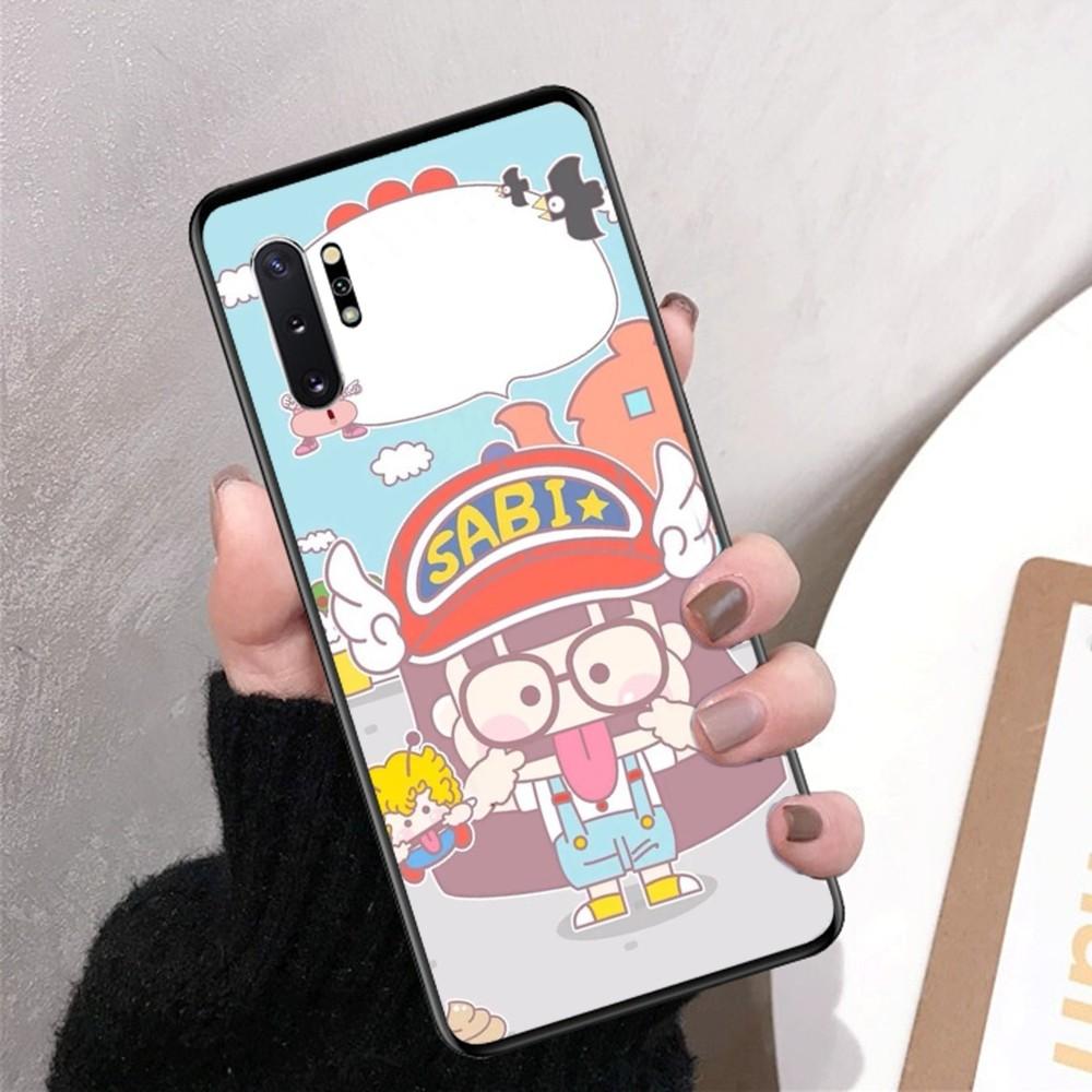 Funda de teléfono de dibujos animados Dr Slump para Samsung Note 8 9 10 20 pro plus lite M 10 11 20 30 21 31 51 A 21 22 42 02 03