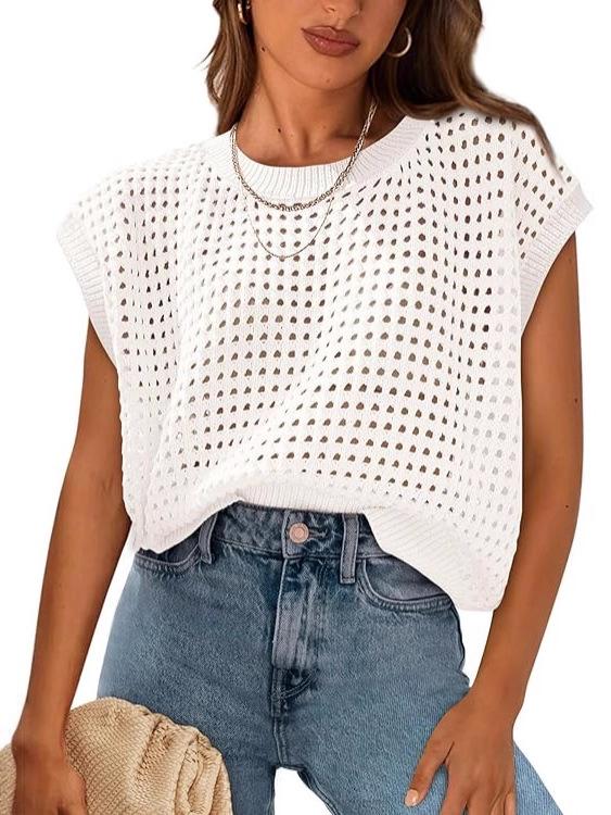 2025 Summer Crochet Raglan Sleeve Shirt & Beach Cover-up Sweater