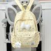 Schoolbag Schoolbag Junior High School Girls Girl Heart Atmosphere Polka Dot Bow Versatile High Value Female Student Backpack High School